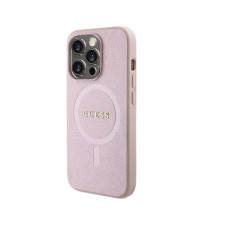 Guess Saffiano MagSafe Apple iPhone 15 Pro Tok - Rózsaszín (GUHMP15LPSAHMCP) mobiltelefon kellék