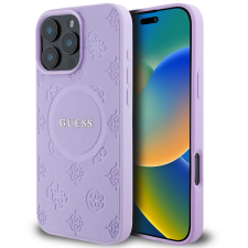 Guess Saffiano Peony Stamp iPhone 16 Pro Max MagSafe lila tok (GUHMP16XPSAPSMEU) tok és táska