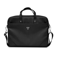 Guess Saffiano Triangle Logo GUCB15PSATLK 16" tablet táska, fekete tablet tok