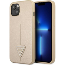 Guess SaffianoTriangle Apple iPhone 14 Plus hátlap tok, bézs (GUE2259) tok és táska