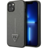 Guess SaffianoTriangle Apple iPhone 14 Plus hátlap tok, ezüst (GUE2111)
