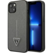Guess SaffianoTriangle Apple iPhone 14 Plus hátlap tok, ezüst (GUE2111) tok és táska