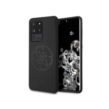 Guess Samsung S20 Ultra GUESS GUHCS69LS4GBK Liquid Silicon Hátlap - Fekete tok és táska
