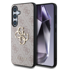 Guess Samsung S931 Galaxy S25 PU 4G Metal Logo hátlapvédő tok pink (GUHCS25S4GMGPI) tok és táska
