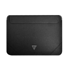 Guess Sleeve Saffiano Triangle Logo, GUCS14PSATLK 14" laptop tok, fekete számítógéptáska