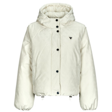 Guess Steppelt kabátok 4G BOXY PUFFER Bézs EU S