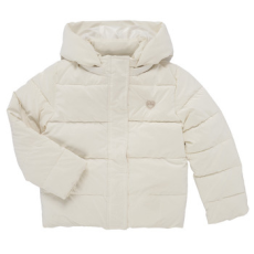 Guess Steppelt kabátok HOODED LS PADDED PUFFER W/ZIP Fehér 4 ans
