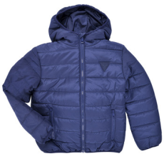 Guess Steppelt kabátok HOODED LS PADDED PUFFER W ZIP Kék 4 ans