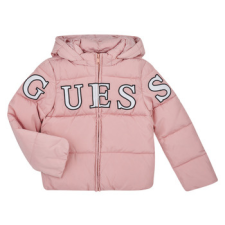 Guess Steppelt kabátok HOODED LS PADDED PUFFER W/ZIP Rózsaszín 8 ans gyerek kabát, dzseki