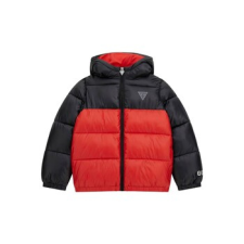Guess Steppelt kabátok  HOODED LS PADDED PUFFER W/ZIP Sokszínű 8 ans gyerek kabát, dzseki