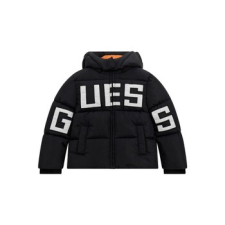 Guess Steppelt kabátok HOODED PADDED JACKET Fekete 4 ans gyerek kabát, dzseki