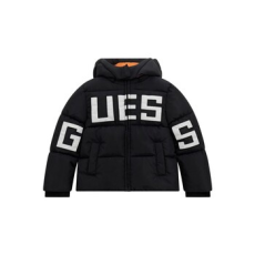 Guess Steppelt kabátok  HOODED PADDED JACKET Fekete 5 ans