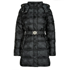 Guess Steppelt kabátok IMMA LOGO MIDI Fekete EU L