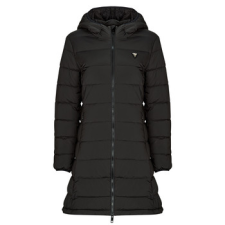 Guess Steppelt kabátok NEW ALETA LONG PUFFER JACKET Fekete EU L női dzseki, kabát