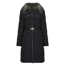 Guess Steppelt kabátok NEW MARISOL LONG BELTED JACKET Fekete EU L női dzseki, kabát