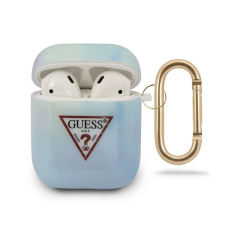 Guess Tie &amp; Dye Collection Apple AirPods 1/2tok, kék fülhallgató, fejhallgató tok