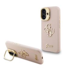 Guess tok kihajtható állvánnyal pink GUHCP16SPCS4GSP Apple iPhone 16 készülékhez tok és táska
