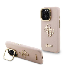 Guess tok kihajtható állvánnyal pink GUHCP16XPCS4GSP Apple iPhone 16 Pro Max készülékhez tok és táska