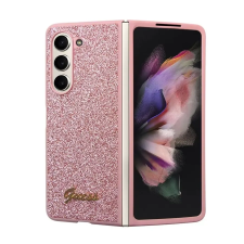 Guess tok rózsaszín csillámos GUHCZFD5HGGSHP Samsung Galaxy Z Fold 5 készülékhez tok és táska