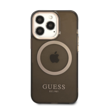 Guess Translucent MagSafe Apple iPhone 13 Pro Max hátlap tok, fekete tok és táska
