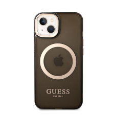 Guess Translucent MagSafe Apple iPhone 14 hátlap tok, fekete tok és táska