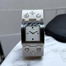  Guess White in Steel 2 Karóra karóra