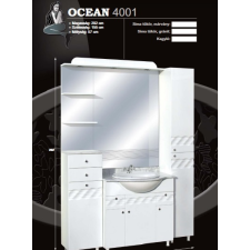  Guido Ocean 4001 komplett bútor sima tükörrel gránitlappal fürdőszoba kiegészítő