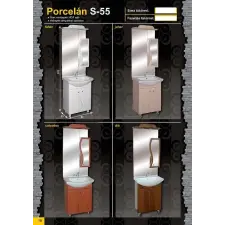  GUIDO PORCELÁN S-55 Fürdőszobaszekrény komplett fürdőszoba bútor