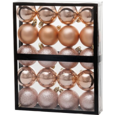  Gule MagicHome Vianoce, 20 ks, ružové zlato, na vianočný stromček, 5 cm karácsonyi dekoráció