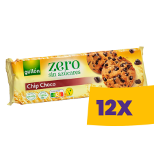Gullón Chip Choco cukormentes keksz 150g (Karton - 12 db) csokoládé és édesség