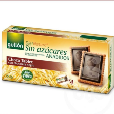 Gullon Gullón étcsokis keksz, Choco Tablet, cukormentes, 150 g csokoládé és édesség