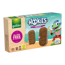 Gullón Gullon hookies gluténmentes kakaós szendvicskeksz krém töltelékkel 230 g csokoládé és édesség