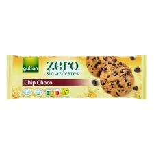 Gullon Keksz GULLON Choco chips cukormentes 150g csokoládé és édesség