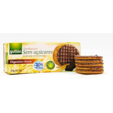 Gullón korpás keksz étcsoki bevonattal,édesítőszerrel 270 g reform élelmiszer