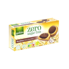  GULLON ZERO RONDITAS KEKSZ ÉTCSOKOLÁDÉVAL TÖLTÖTT ÉDESÍTŐSZERREL 186G reform élelmiszer