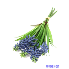  Gumi muscari 5 szálas köteg 28cm - Lila dekorációs kellék