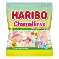 Gumicukor HARIBO Chamallow Flowers gluténmentes 100g csokoládé és édesség