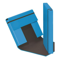  Gumis mappa, A4, 40 mm, karton, PAGNA &quot;Trend&quot;, világoskék mappa