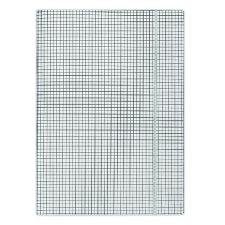  Gumis mappa DONAU A/4 karton kockás fehér mappa