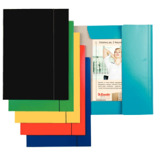  Gumis mappa ESSELTE Economy fekete mappa