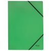  Gumis mappa, karton, A4, LEITZ "Recycle", zöld