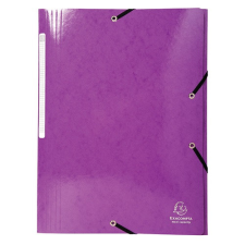 Gumis mappa karton Exacompta Iderama A/4 lila mappa