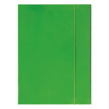 Gumis mappa OPTIMA A/4 fluo zöld 600gr mappa
