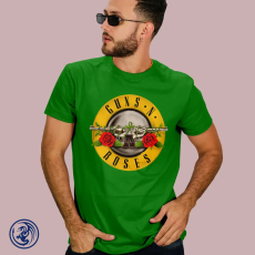  Gun's N Roses – logó férfi póló