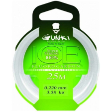 Gunki fluorocarbone zsinór ice 25m 0,17mm horgászzsinór