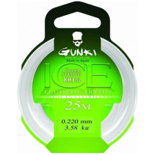 Gunki fluorocarbone zsinór ice 25m 0,29mm horgászzsinór