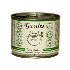 GUSSTO Cat Fresh Chicken nedves macskaeledel friss csirke 12x200g macskaeledel