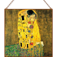  Gustav Klimt - A csók üvegkép dekoráció