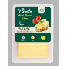 Gusto vegán készítmény szeletelt gouda ízű 140 g reform élelmiszer