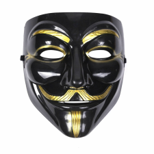 Guy Fawkes maszk - Anonymus maszk - V mint Vérbosszú maszk univerzáis méretben - fekete (BBL) jelmez